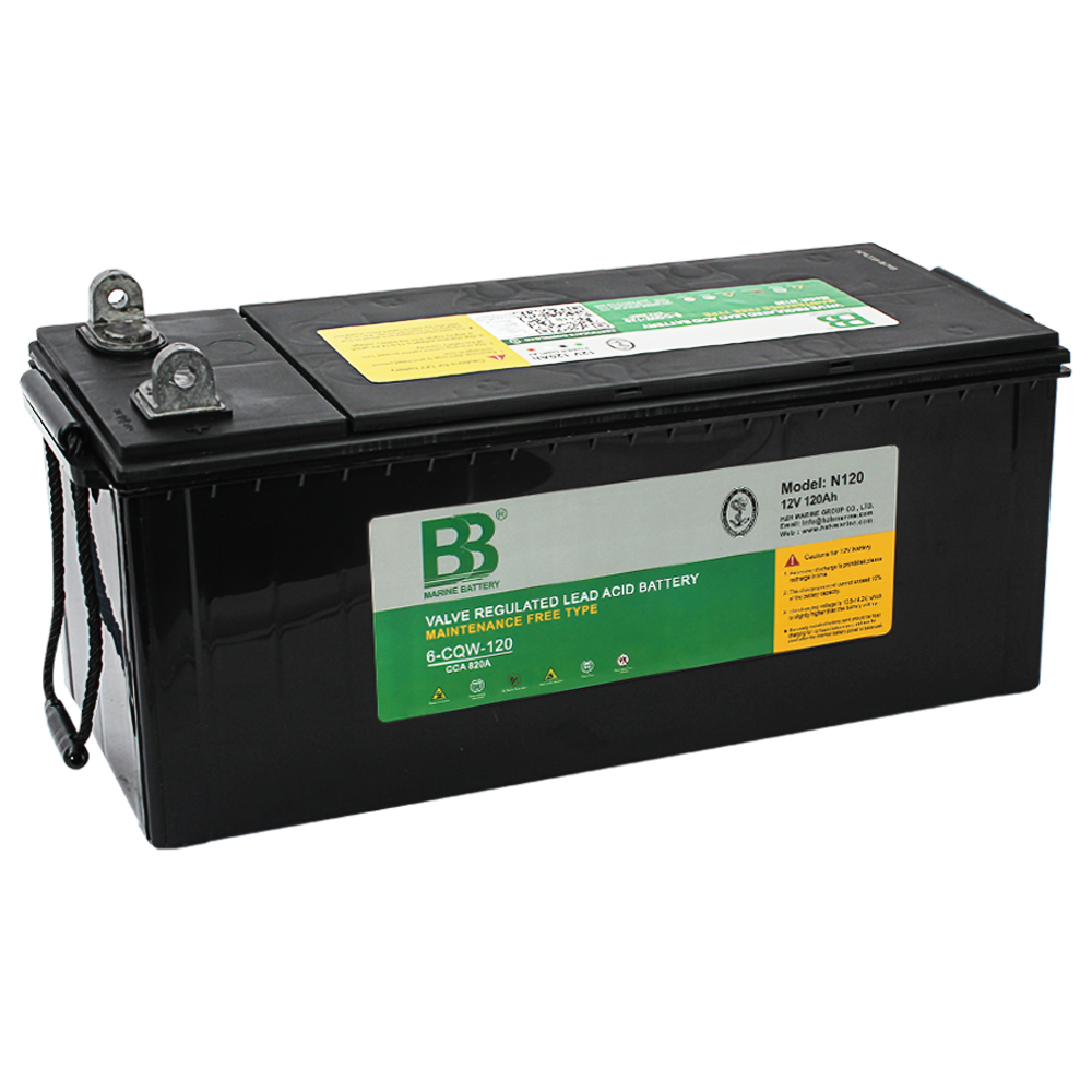 12V120Ah船用免维护蓄电池