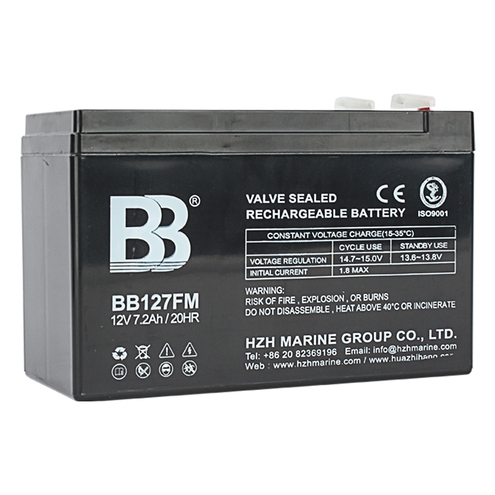 BB127FM 深循环蓄电池 12V7.2Ah船用深循环蓄电池