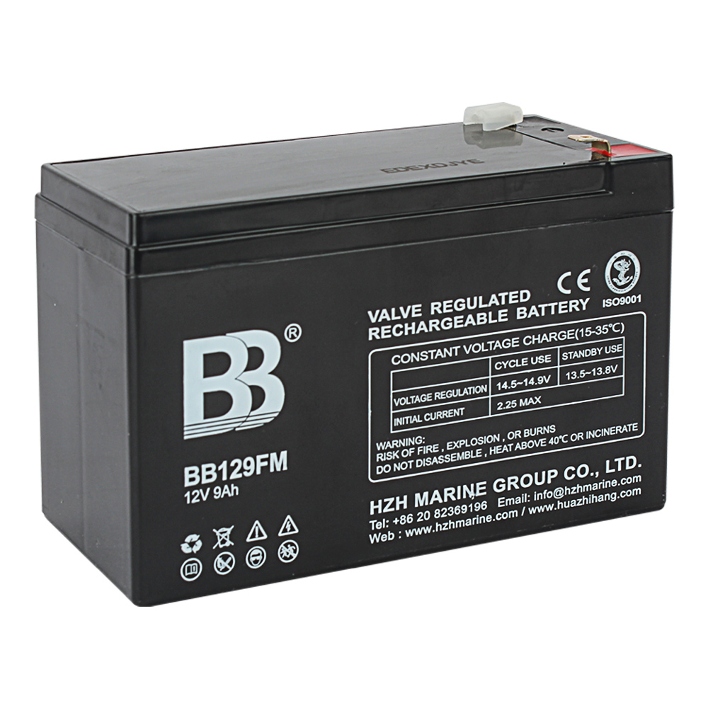 BB129FM 深循环蓄电池 12V9Ah船用深循环蓄电池